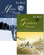 front covers of Moss Farm and Fiddler's Green